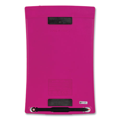 Jot 8.5 Reusable Writing Tablet, 8.5" Lcd Screen, 6.75" X 0.62" X 10.37", Pink/black