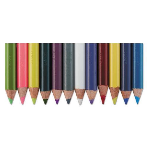 Scholar Colored Pencil Set, 3 Mm, Hb (#2), Assorted Lead And Barrel Colors, 48/pack