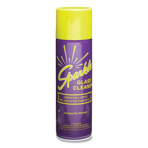 Glass Cleaner, 20 Oz Aerosol Spray, 12/carton