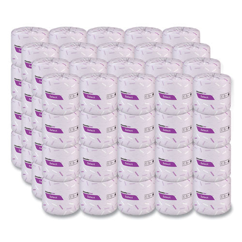 Select Standard Bath Tissue, 1-ply, White, 1,210/roll, 80 Rolls/carton