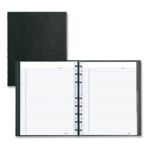 Miraclebind Notebook, 1-subject, Medium/college Rule, Black Cover, (75) 9.25 X 7.25 Sheets