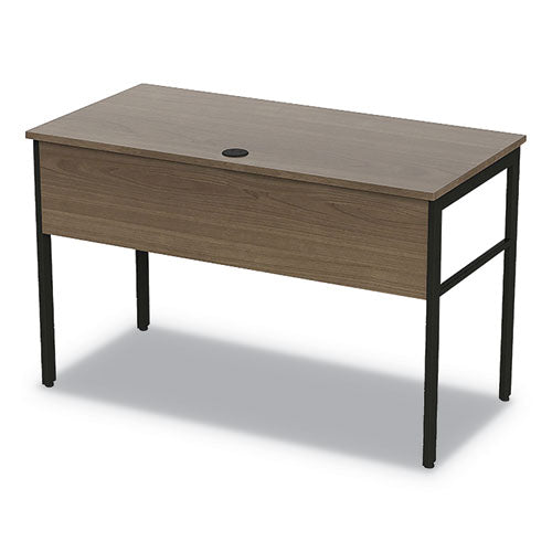 Urban Series Desk Workstation, 47.25" X 23.75" X 29.5", Natural Walnut