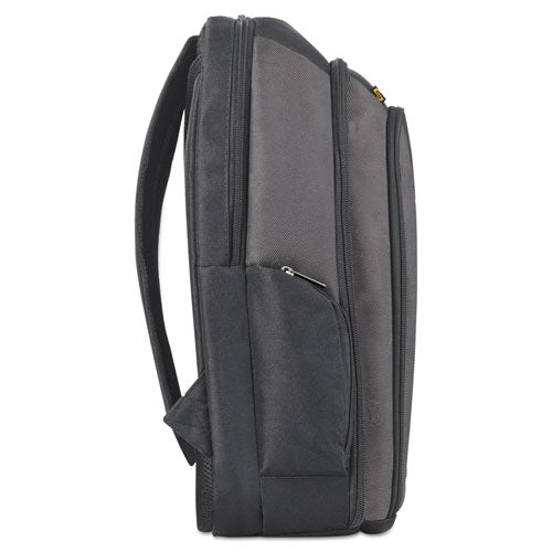 Pro Checkfast Backpack, Fits Devices Up To 16", Ballistic Polyester, 13.75 X 6.5 X 17.75, Black