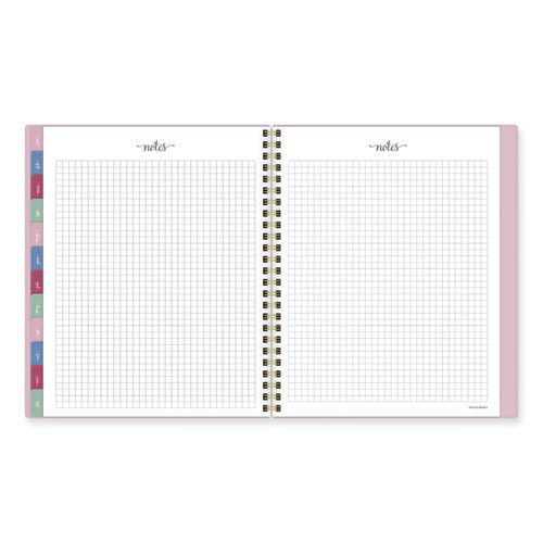 Harmony Weekly/monthly Poly Planner, 8.81 X 7.88, Pink Cover, 13-month (jan To Jan): 2024 To 2025