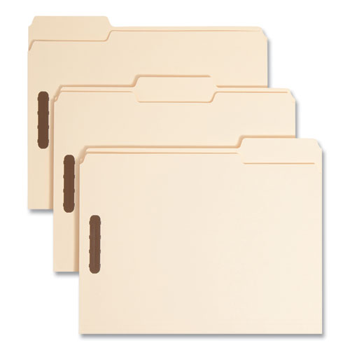 Top Tab Manila Expansion Fastener Folders, 1.5" Expansion, 2 Fasteners, Letter Size, Manila Exterior, 50/box