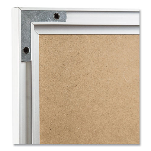 Melamine Dry Erase Board, 23 X 17, White Surface, Silver Frame