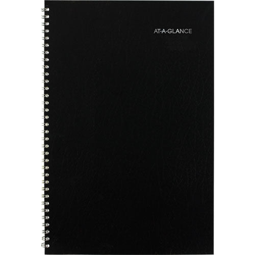 Dayminder Monthly Planner, Academic Year, Ruled Blocks, 12 X 8, Black Cover, 14-month (july To Aug): 2023 To 2024