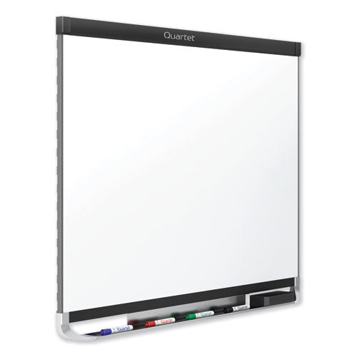 Prestige 2 Duramax Magnetic Porcelain, 96 X 48, White Surface, Black Aluminum/plastic Frame