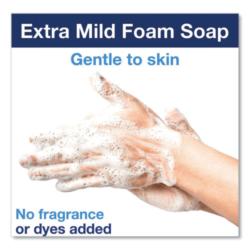 Extra Mild Foam Soap, Unscented, 1 L Refill, 6/carton