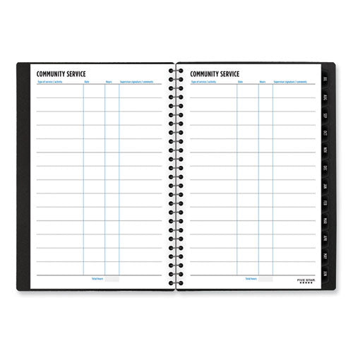 Academic Year Customizable Student Weekly/monthly Planner, 8.5 X 6.75, 12-month (july To June), 2023 To 2024