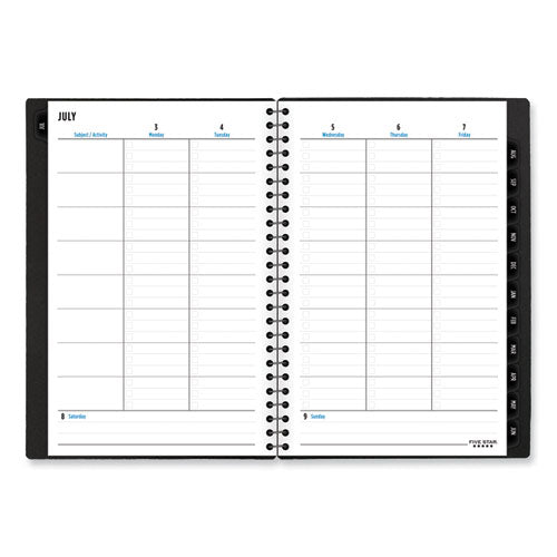 Academic Year Customizable Student Weekly/monthly Planner, 8.5 X 6.75, 12-month (july To June), 2023 To 2024