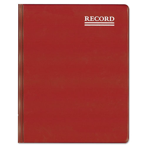 National Brand Red Vinyl Series Journal, 1-subject, Medium/college Rule, Red Cover, (300) 10 X 7.75 Sheets