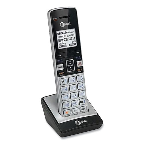 Tl86003 Cordless Telephone Handset For The Tl86103 System, Silver/black