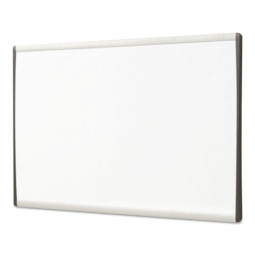 Arc Frame Cubicle Magnetic Dry Erase Board, 30 X 18, White Surface, Silver Aluminum Frame