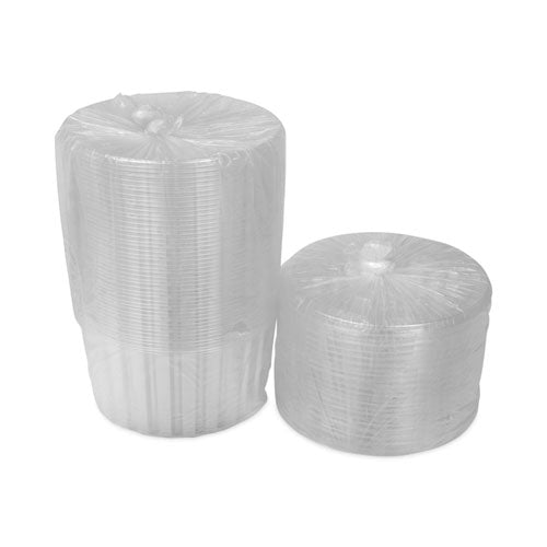 Plastic Cake Container, Deep 8" Cake Container, 9.25" Diameter X 5"h, Clear, 100/carton