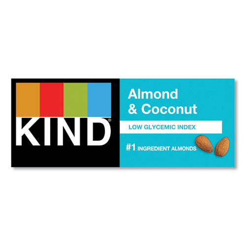 Fruit And Nut Bars, Almond And Coconut, 1.4 Oz, 12/box