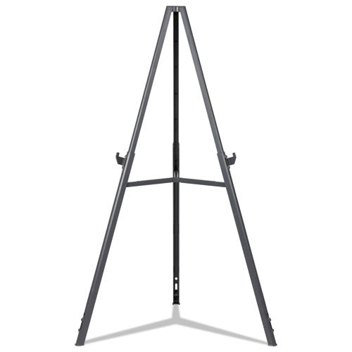 Quantum Heavy Duty Display Easel, 35.62" To 61.22" High, Plastic, Black