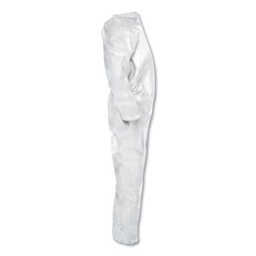 A20 Elastic Back Wrist/ankle Coveralls, X-large, White, 24/carton