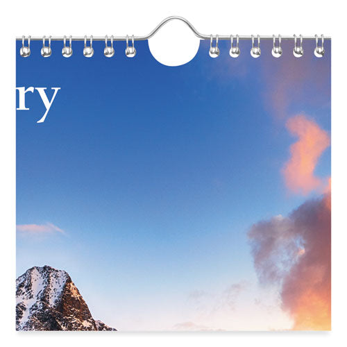 Scenic Monthly Wall Calendar, Scenic Landscape Photography, 12 X 17, White/multicolor Sheets, 12-month (jan To Dec): 2024