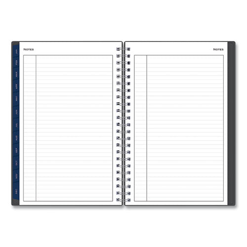 Passages Weekly/monthly Planner, 8 X 5, Charcoal Cover, 12-month (jan To Dec): 2024