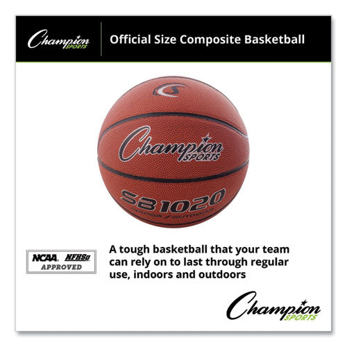 Composite Basketball, Official Size, Brown