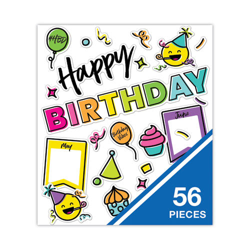 Kind Vibes Mini Bulletin Board Set, Birthday, 56 Pieces