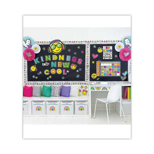 Kind Vibes Mini Bulletin Board Set, Birthday, 56 Pieces