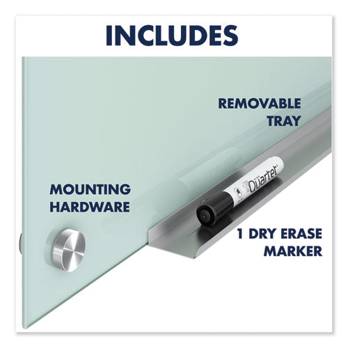 Infinity Glass Marker Board, 24 X 18, Frosted Surface