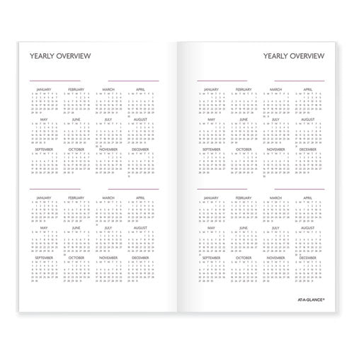 Badge Floral Two-year Monthly Planner, Floral Artwork, 6.25 X 3.75, Rose/purple/orange Cover, 24-month (jan-dec): 2024-2025