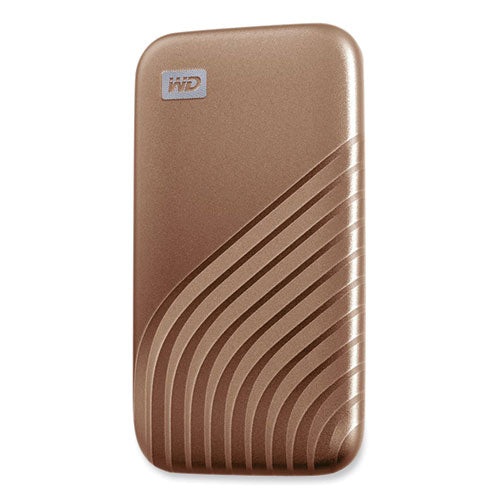 My Passport External Solid State Drive, 2 Tb, Usb 3.2, Gold