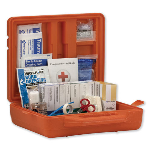 Ansi Class A+ First Aid Kit For 50 People, Weatherproof, 215 Pieces, Plastic Case