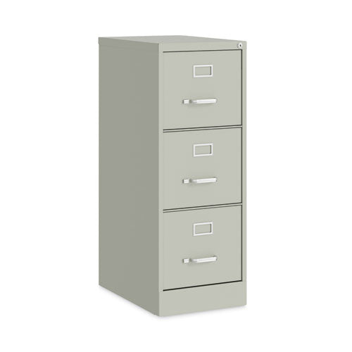 Vertical Letter File Cabinet, 3 Letter-size File Drawers, Light Gray, 15 X 22 X 40.19