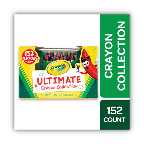 Ultimate Crayon Case, Sharpener Caddy, 152 Colors