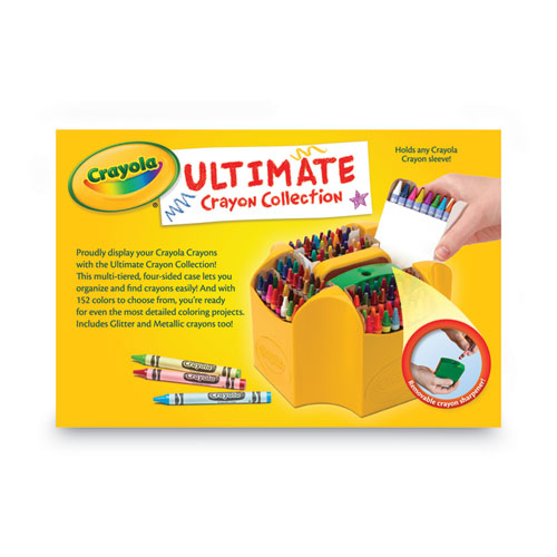 Ultimate Crayon Case, Sharpener Caddy, 152 Colors