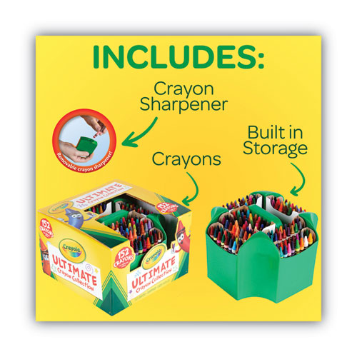 Ultimate Crayon Case, Sharpener Caddy, 152 Colors