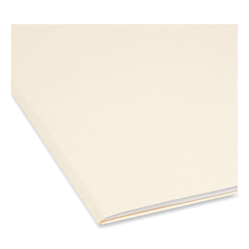 Reinforced Tab Manila File Folders, 1/3-cut Tabs: Right Position, Legal Size, 0.75" Expansion, 11-pt Manila, 100/box