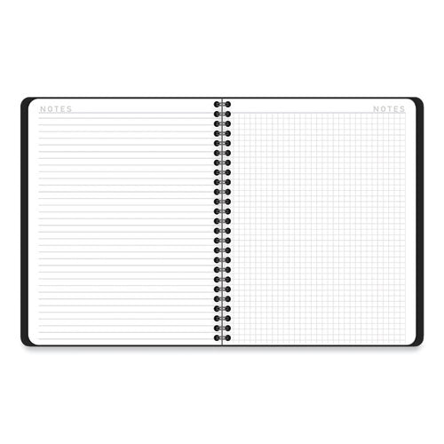 Contempo Lite Academic Year Weekly/monthly Planner, 8.75 X 7.87, Black Cover, 12-month (july To June) 2023 To 2024