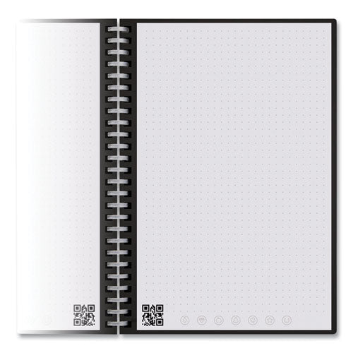 Wave Smart Reusable Notebook, Dotted Rule, Blue Cover, (40) 8.9 X 6 Sheets