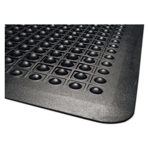 Flex Step Rubber Anti-fatigue Mat, Polypropylene, 24 X 36, Black