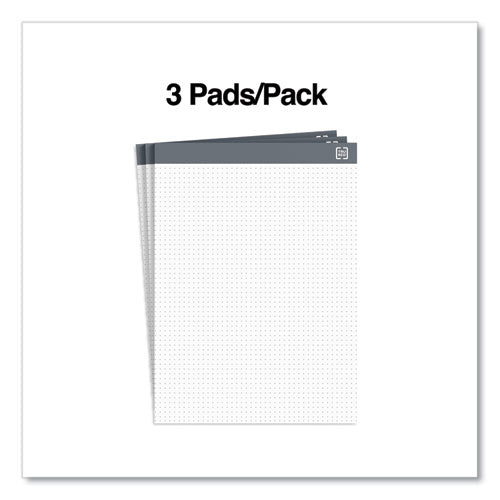 Writing Pad, Dotted Rule (4 Sq/in), 50 White 8.5 X 11 Sheets