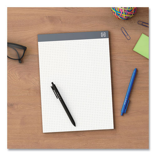 Writing Pad, Dotted Rule (4 Sq/in), 50 White 8.5 X 11 Sheets