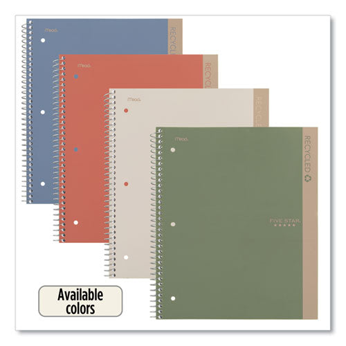 Recycled Notebook, 1 Subject, Medium/college Rule, Randomly Assorted Cover, 11 X 8.5 Sheets