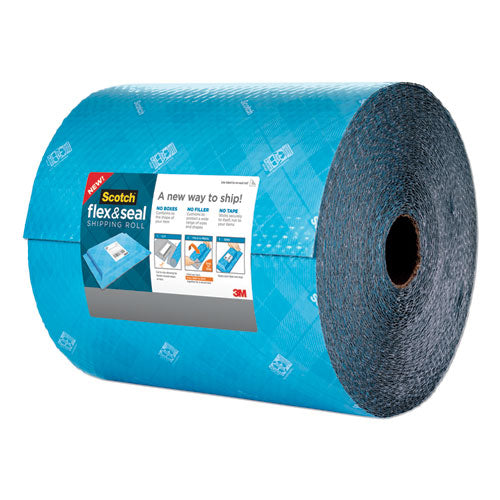 Flex And Seal Shipping Roll, 15" X 200 Ft, Blue/gray