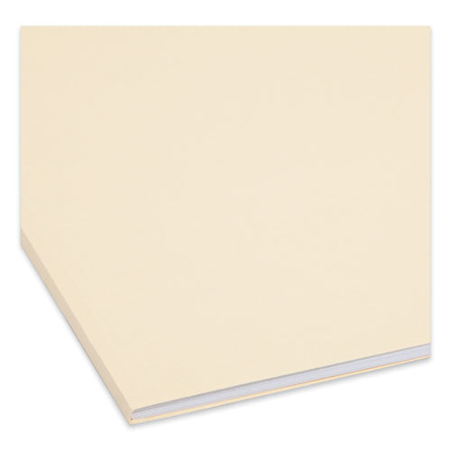 Top Tab Fastener Folders, 1/3-cut Tabs: Assorted, 0.75" Expansion, 2 Fasteners, Letter Size, Manila Exterior, 50/box