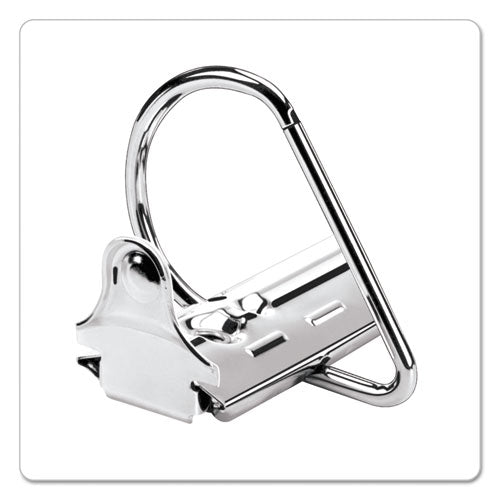 Expressload Clearvue Locking D-ring Binder, 3 Rings, 3" Capacity, 11 X 8.5, White