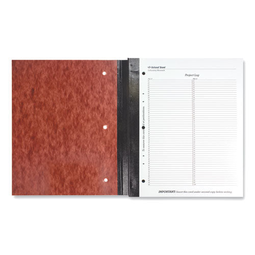 Duplicate Laboratory Notebooks, Stitched Binding, Quadrille Rule (4 Sq/in), Brown Cover, (200) 11 X 9.25 Sheets