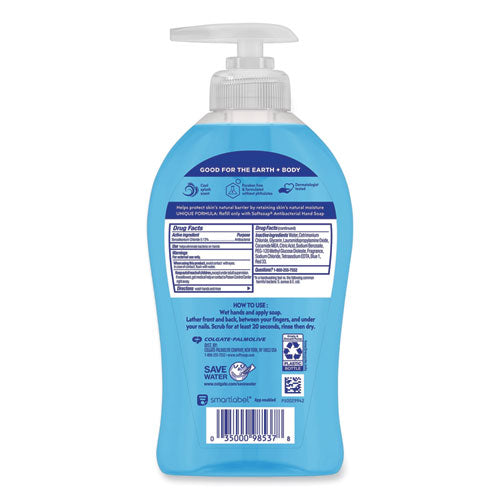 Antibacterial Hand Soap, Cool Splash, 11.25 Oz Pump Bottle, 6/carton