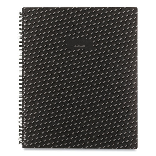 Elevation Poly Weekly/monthly Planner, 11 X 8.5, Black Cover, 13-month (jan To Jan): 2024 To 2025