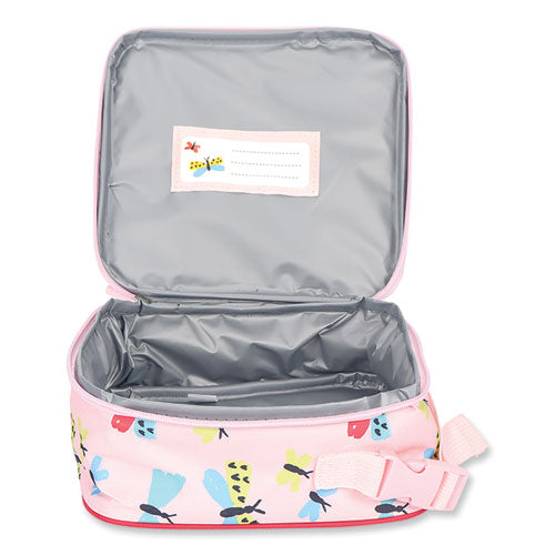 Lunch Bag, 600 Denier Polyester, 7.9 X 3.6 X 8.5, Butterflies