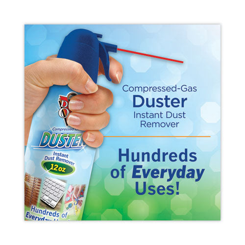 Disposable Compressed Air Duster, 12 Oz Can